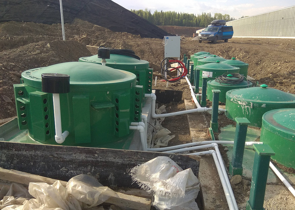 КНС для хозяйственно-бытовых стоков, Пермский край, "Тепличные технологии" 